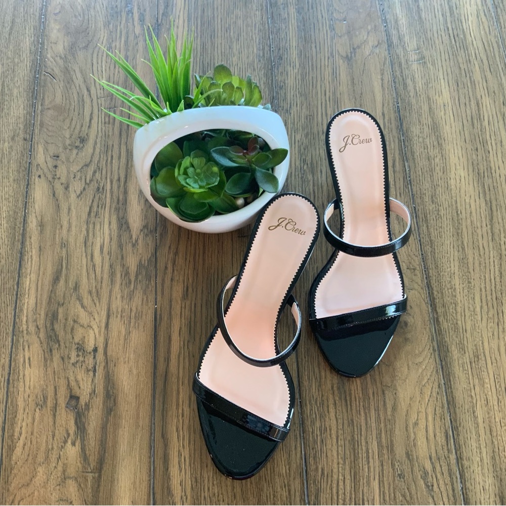 Black Patent Kitten Heels J Crew
